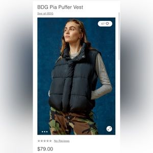 UO Oversized Puffer Vest